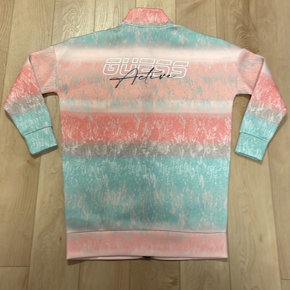 GUESS Corrine Python-Print Full-Zip Jacket, sz S - Picture 4 of 14